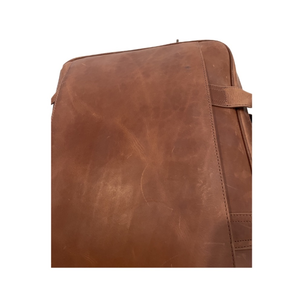 Johnston & Murphy Rhodes Briefcase. Tan Full Grain Leather - Picture 7 of 14